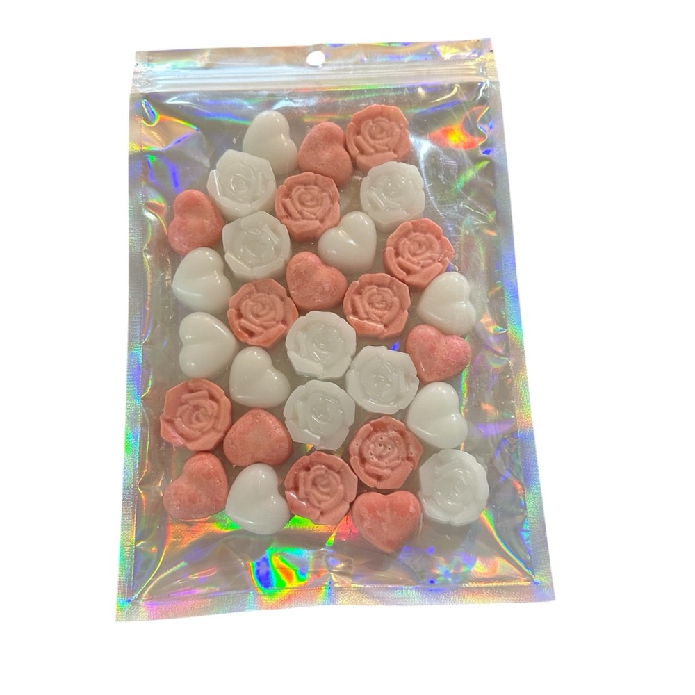 Handmade Rose Scented Beeswax And Soy Wax Melts NEW